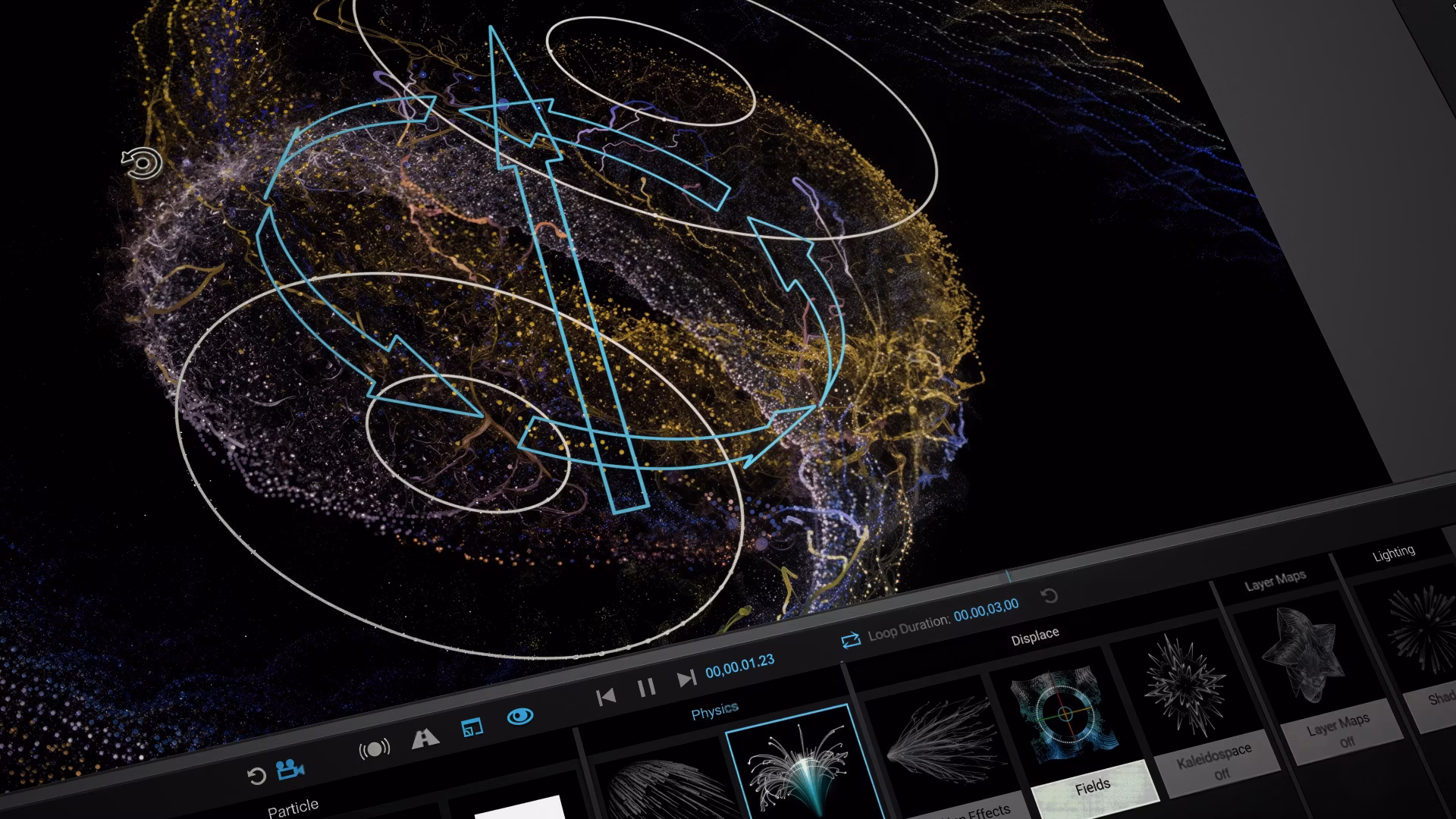 Trapcode Particular Designer 介面與粒子系統效能更新